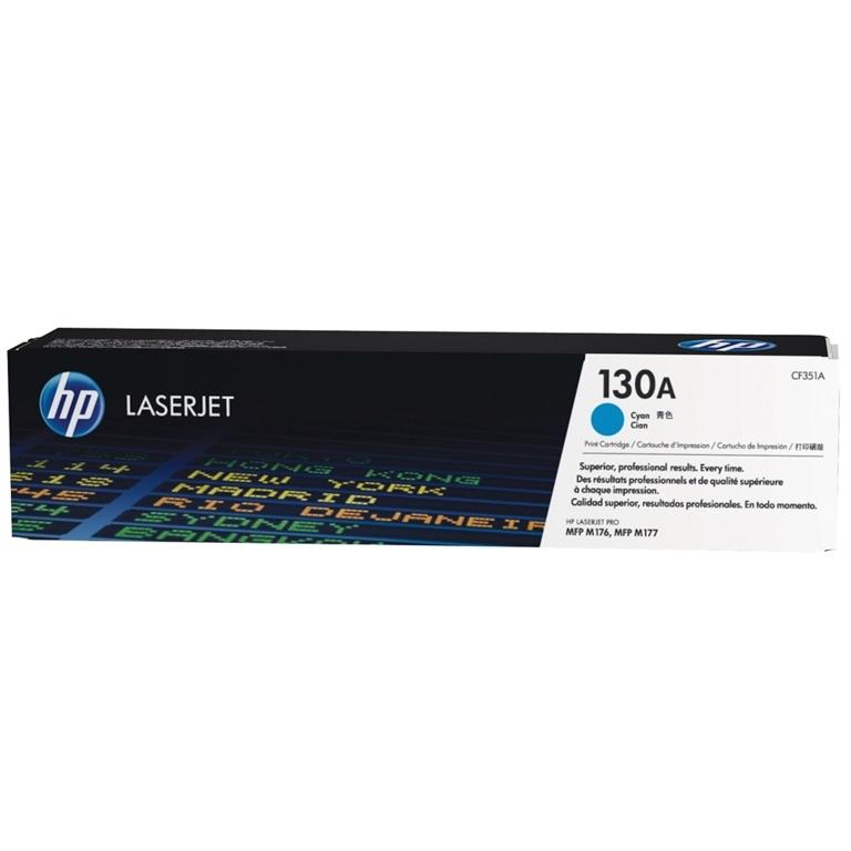 HP 130A, CF351A, Tóner Original Cian