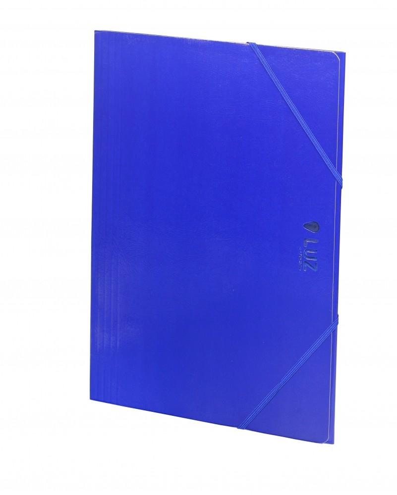 Carpeta gomas A2 3 solapas cartón azul Future Natu 62x44 cm