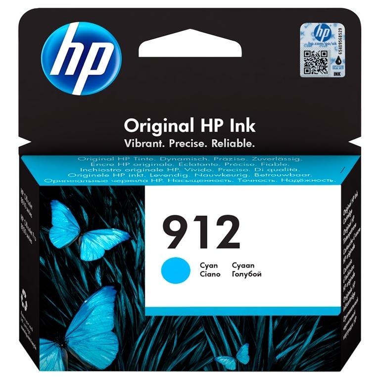 HP 912, 3YL77A, Cartucho Tinta Cian