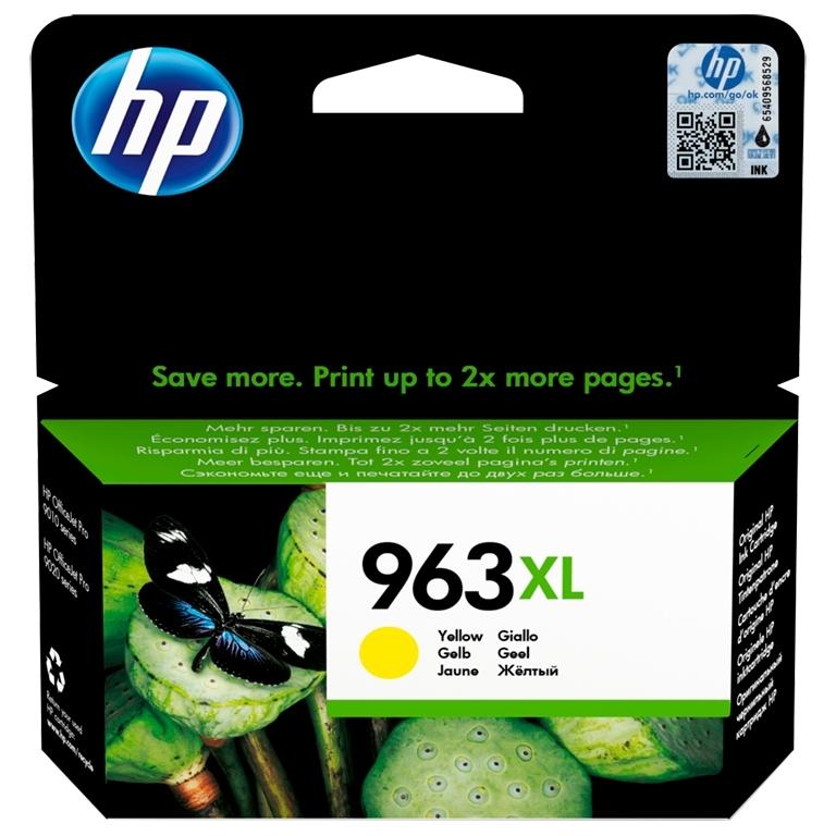 HP 963XL, 3JA29AE, Cartucho Tinta Amarillo, Alta Capacidad