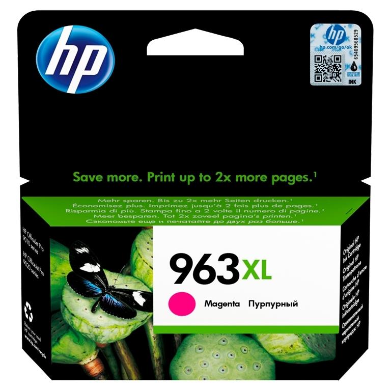 HP 963XL, 3JA28AE, Cartucho Tinta Magenta, Alta Capacidad