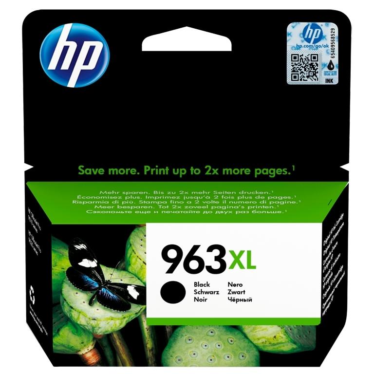 HP 963XL, 3JA30AE, Cartucho Tinta Negro, Alta Capacidad