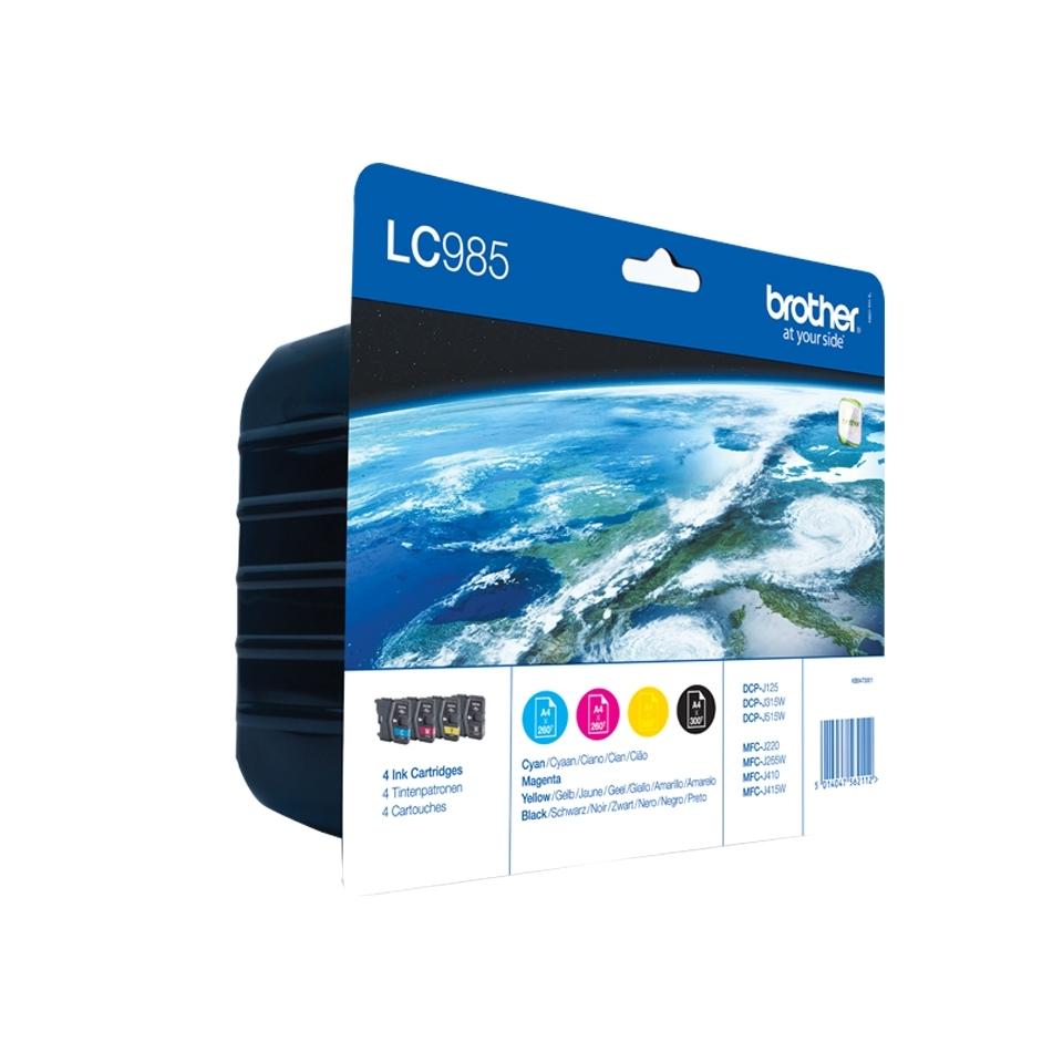 Brother LC-985, LC985VALBP, Multipack Cartuchos Tinta