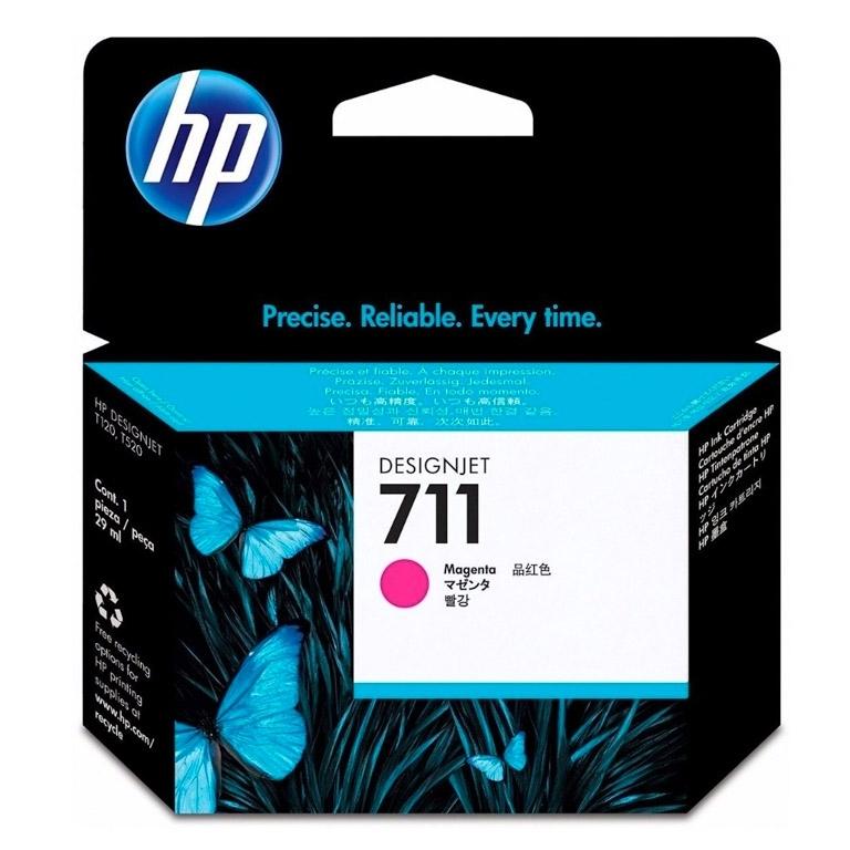 HP 711, CZ131A, Cartucho Tinta Magenta
