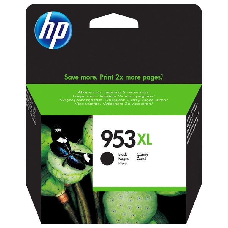 HP 953XL, L0S70AE, Cartucho Tinta Negro, Alta capacidad