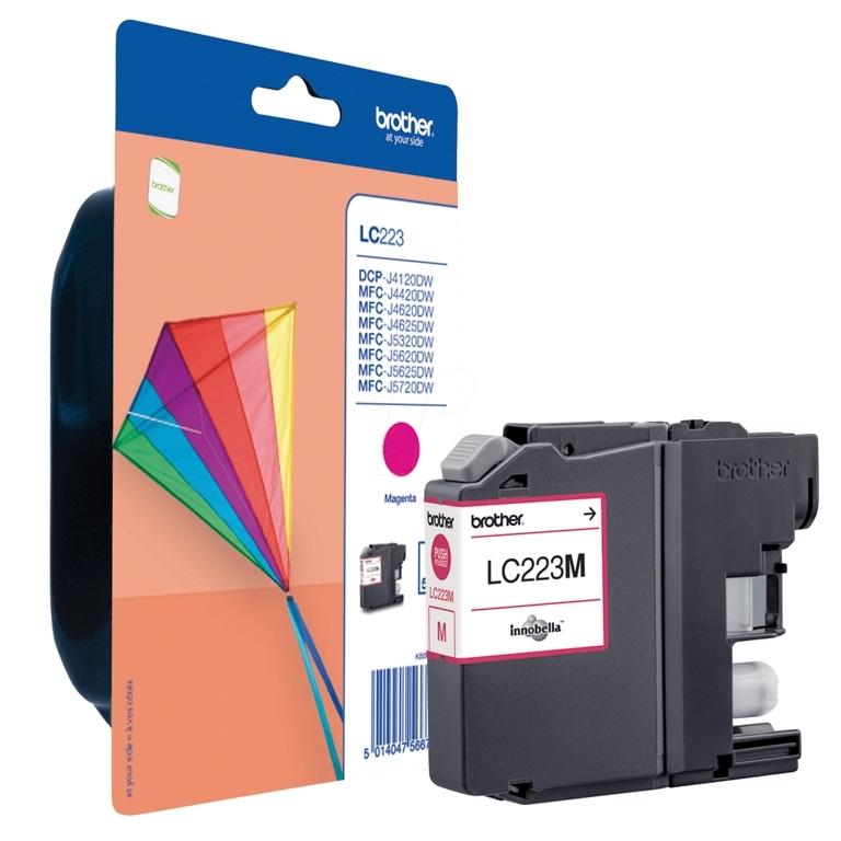 Brother LC-223, LC223M, Cartucho Tinta Magenta