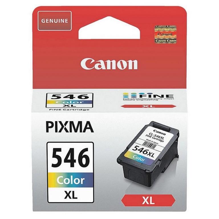 Canon CL-546XL Pixma, 8288B001, Cartucho Tinta Tricolor, Alta Capacidad