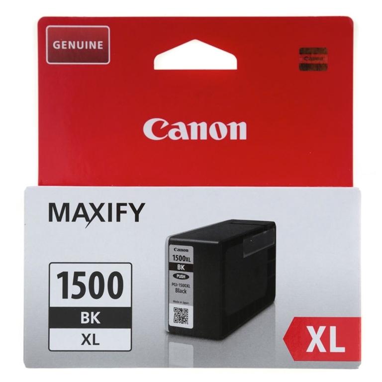 Canon PGI-1500XL Maxify, 9182B001, Cartucho Tinta Negro, Alta Capacidad