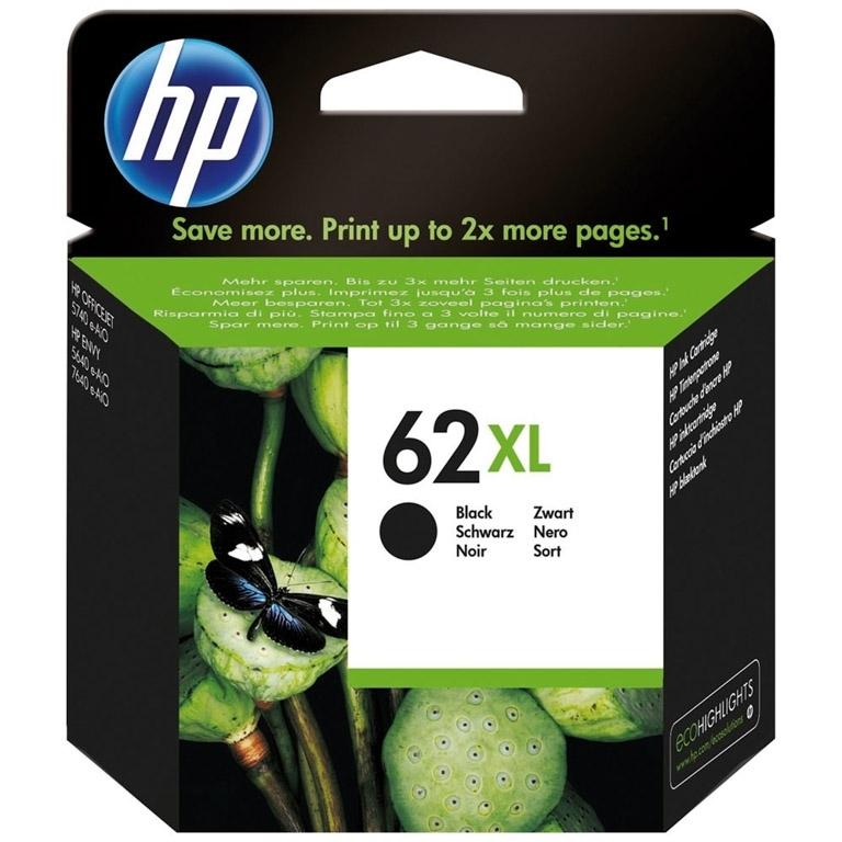 HP 62XL, C2P05AE, Cartucho Tinta Negro