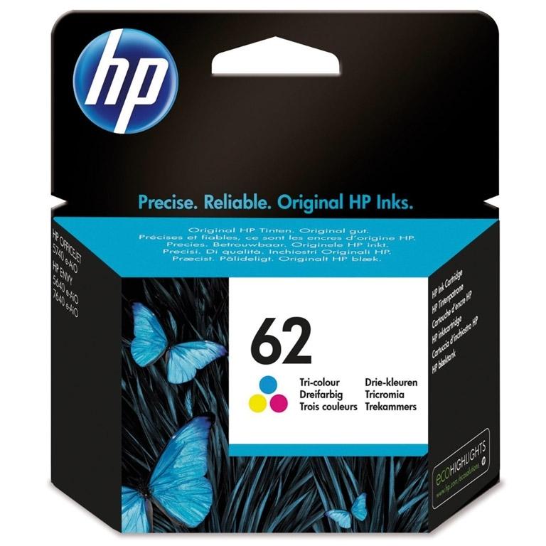 HP 62, C2P06AE, Cartucho Tinta Tricolor