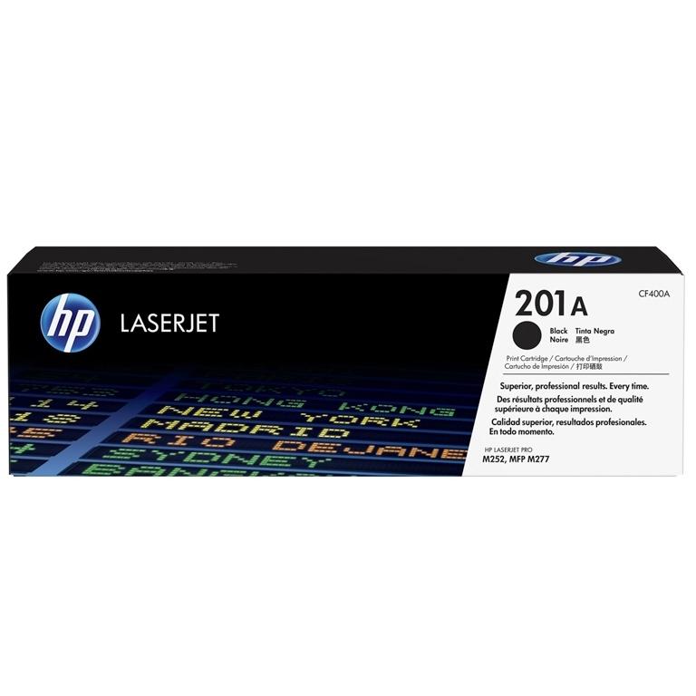 HP 201A, CF400A, Tóner Original Negro