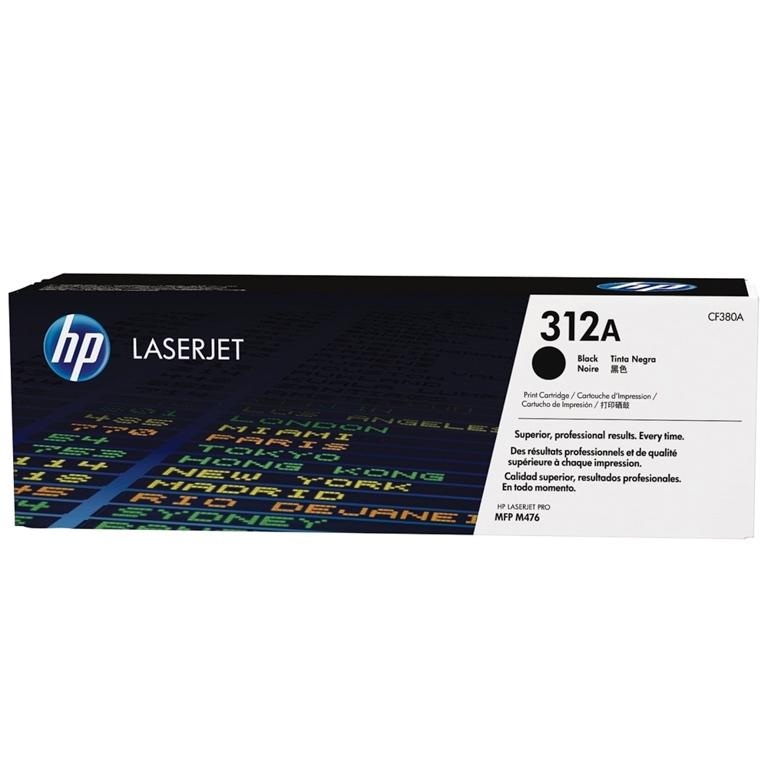HP 312X, CF380X, Tóner Original Negro, Alta capacidad