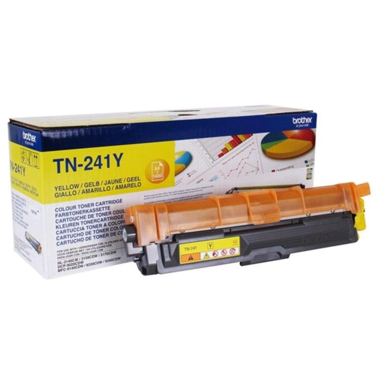 Brother TN-241Y, TN241Y, Tóner Original Amarillo