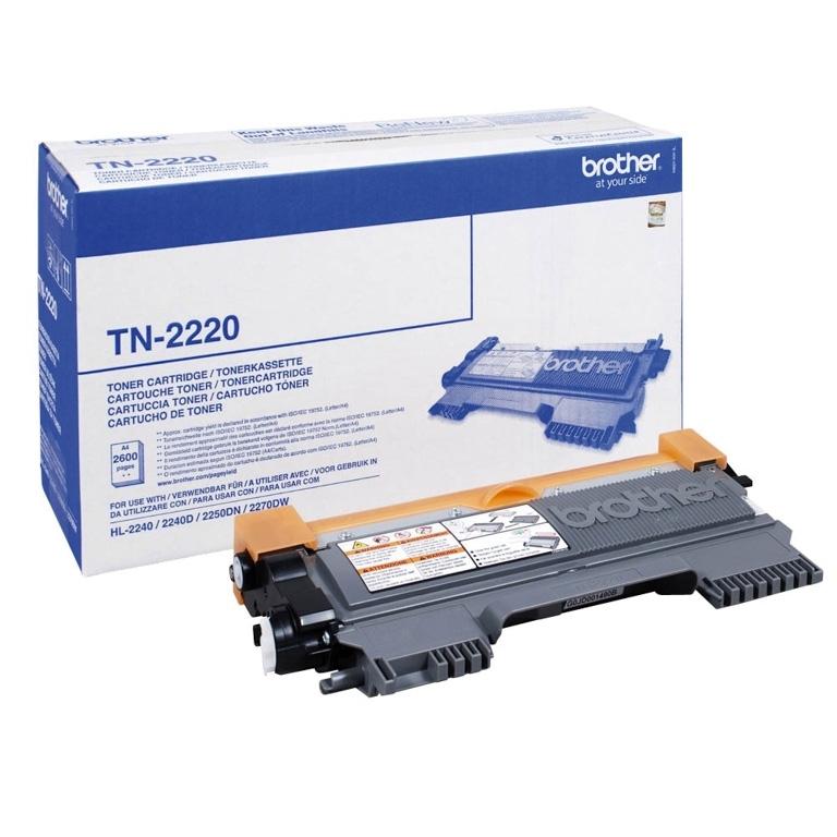 Brother TN-2220, TN2220, Tóner Original Negro