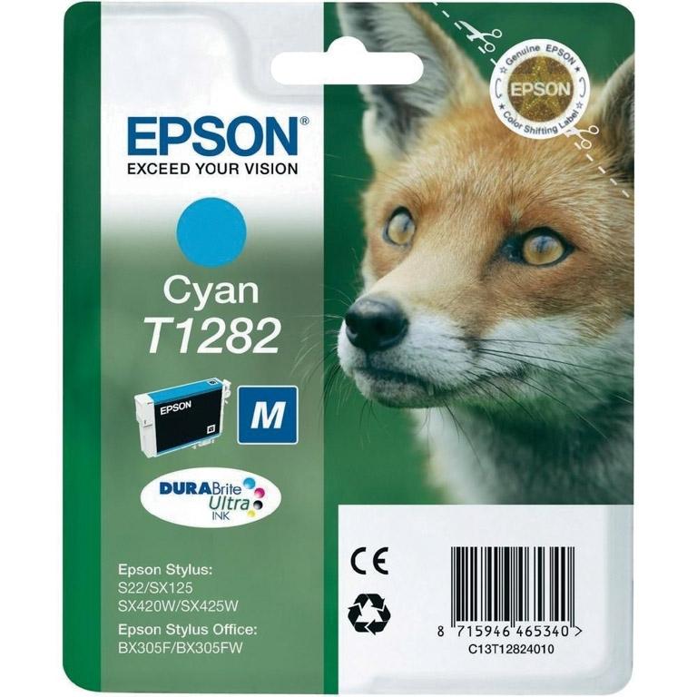Epson T1282, C13T12824012, Cartucho Tinta Cian