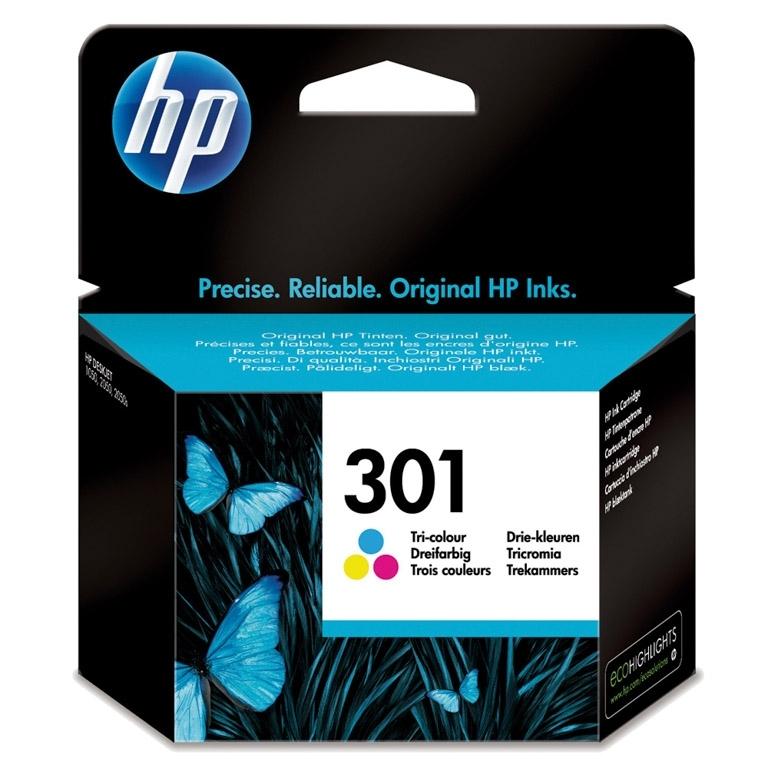 HP 301, CH562EE, Cartucho Tinta Tricolor