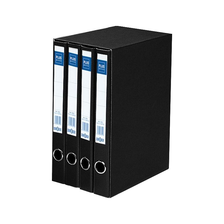 Plus Office 1344 Módulo 4 Archivadores Folio Negro