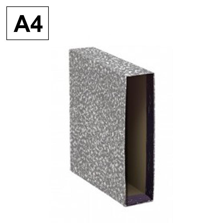 Plus Office Caja Archivador Az A4 Gris Jaspeado