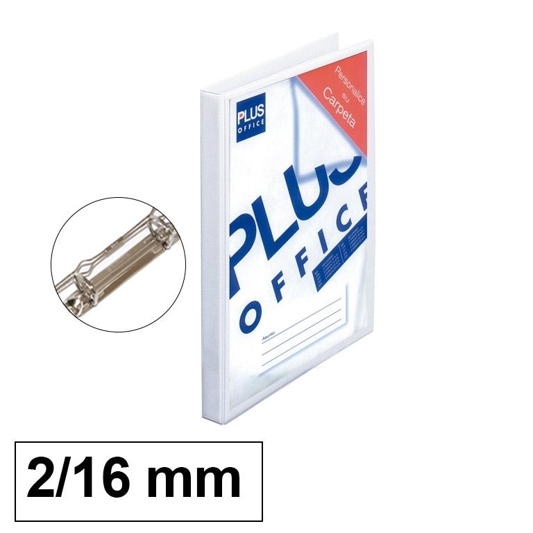 Plus Office Carpeta Personalizable Pvc 2 Anillas 16mm