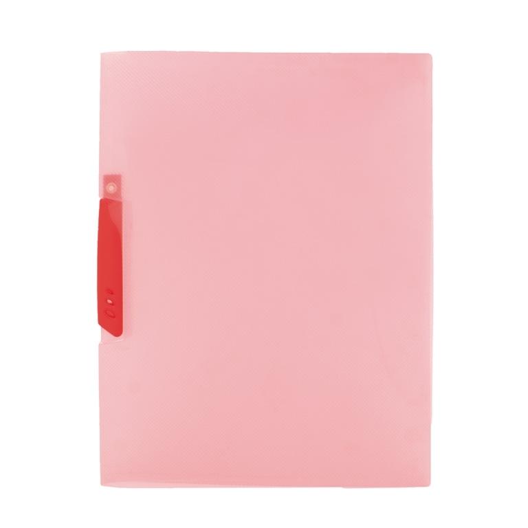Plus Office Dossier F-08 Pinza Plástico 30 Hojas Rojo