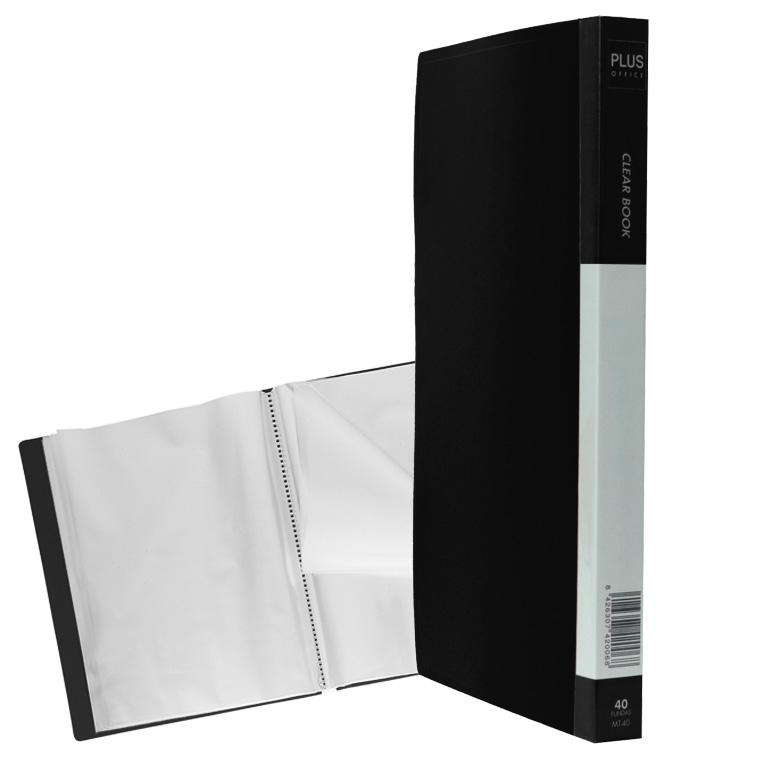 Plus Office Carpeta Fundas A4 40 Fundas Negro