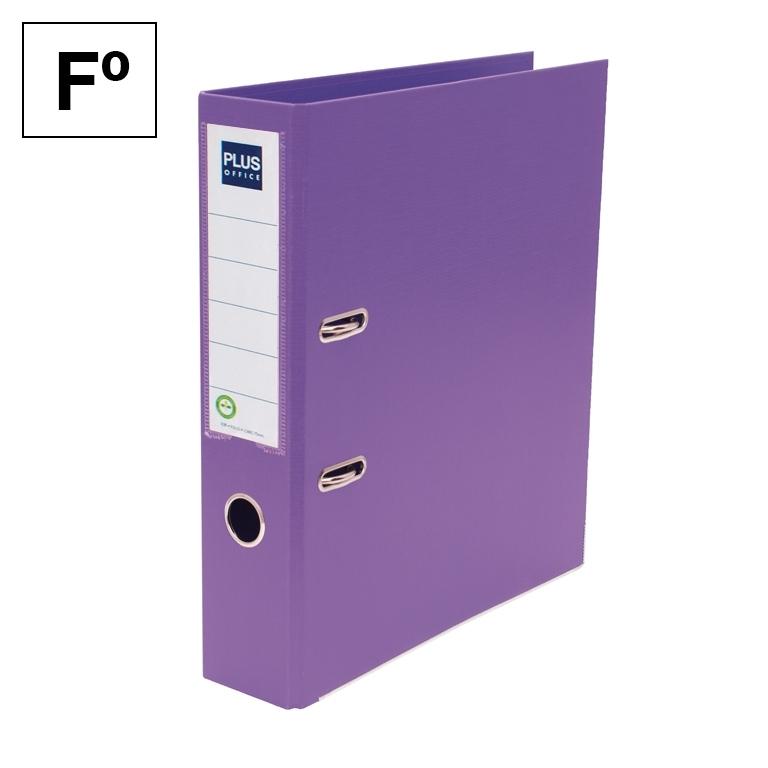 Plus Office Archivador Folio Lomo 75 mm Violeta