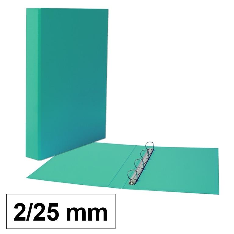 Plus Office Carpeta Polipropileno Folio 2 Anillas 25mm Verde