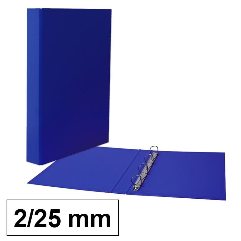 Plus Office Carpeta Polipropileno Folio 2 Anillas 25mm Azul