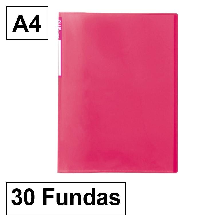 Das Carpeta Fundas Plus Office A4 30 Rosa