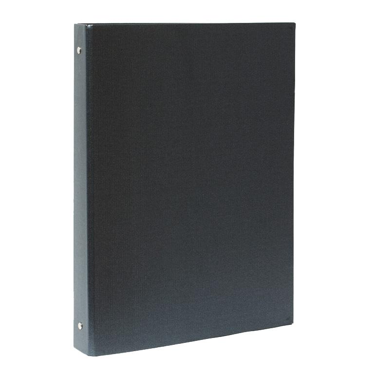 Plus Office Carpeta Cartón Forrado Folio 4 Anillas 25mm Negro