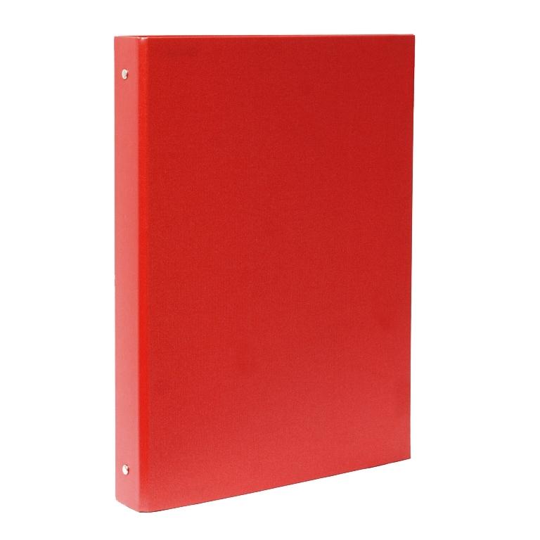 Plus Office Carpeta Cartón Forrado Folio 4 Anillas 25mm Rojo