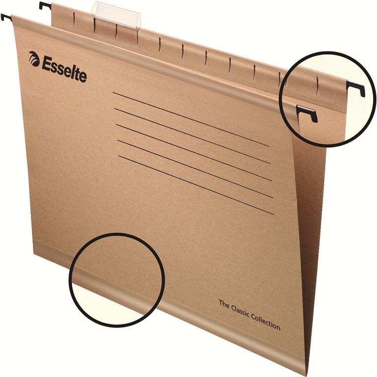 Esselte Carpetas Colgantes A4 Kraft (50 Uds.)