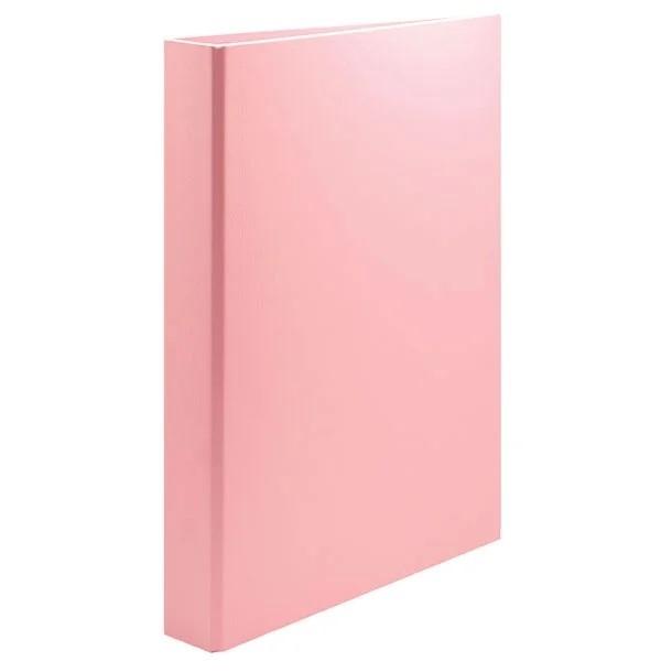 Plus Office Carpeta Polipropileno Folio 4 Anillas 25mm Rosa Pastel