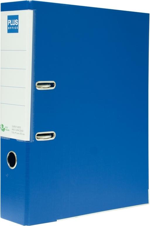 Plus Office Archivador Folio Lomo 80 mm Azul Marino