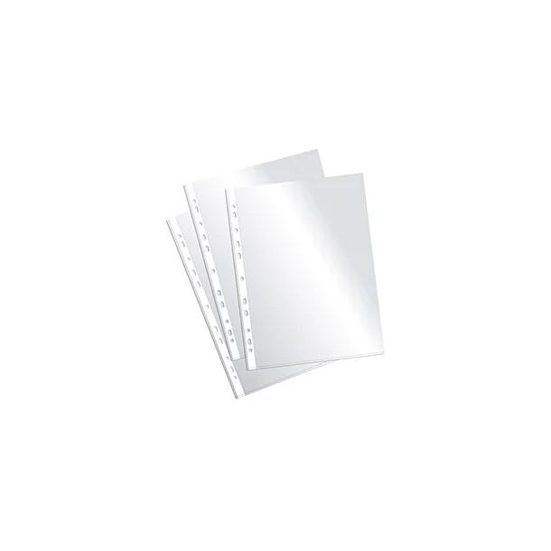 Office Everyday Fundas Multitaladro A4 Piel Naranja 60 Micras (100 ud.)