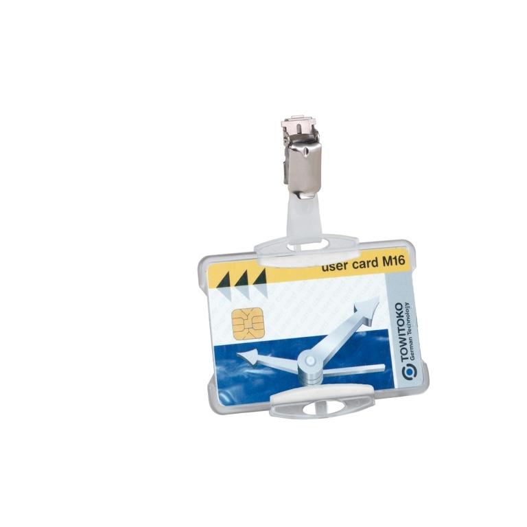 Durable Portanombre Con Pinza