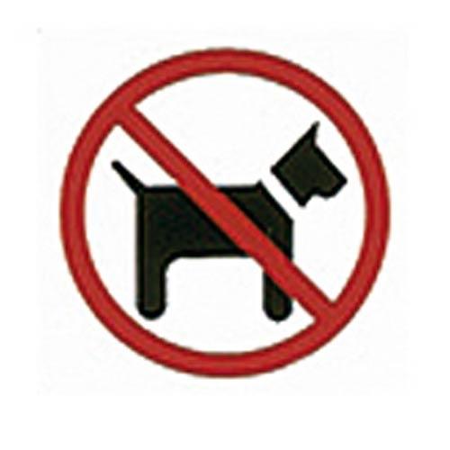 Apli Etiqueta Señalización Adhesiva "Prohibido Perros"