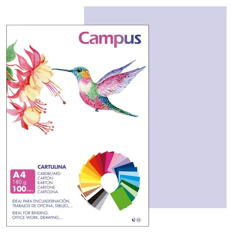 Campus Cartulina A4 180Gr Lila (100)