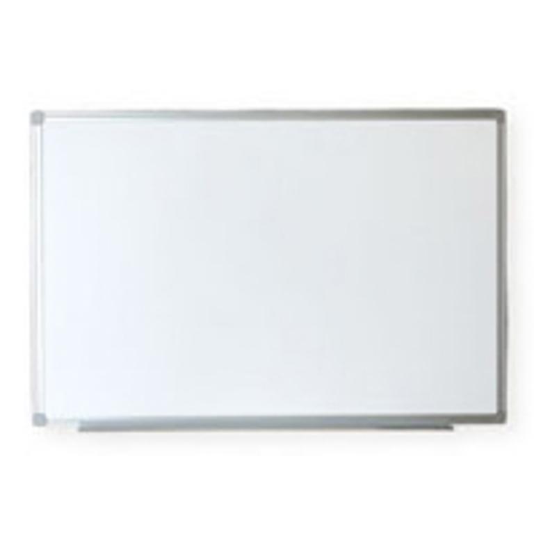 Plus Office Pizarra Blanca Melamina Marco Aluminio 150x120 cm