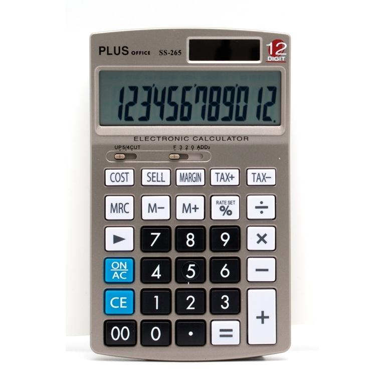 Plus Office SS-265 Calculadora Sobremesa 12 Dígitos
