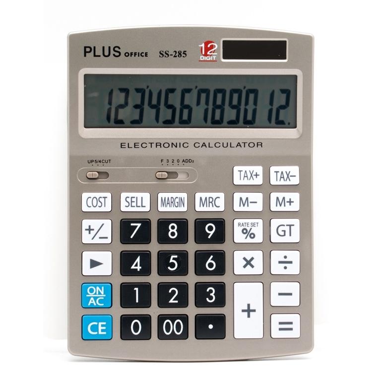 Plus Office SS-285 Calculadora Sobremesa 12 Dígitos