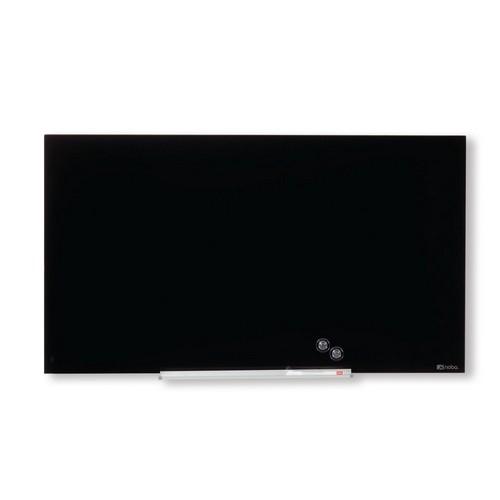 Nobo Pizarra Diamond Magnética Cristal Negro 993X559 Mm