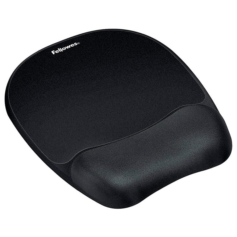 Fellowes Memory Foam Alfombrilla Reposamuñecas Espuma Negro