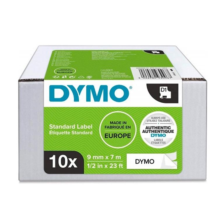 Dymo D1 Cinta Etiquetas 9mmx7m Negro/Blanco