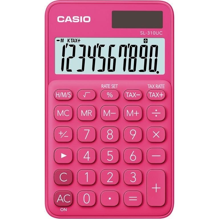 Casio SL-310UC Calculadora Bolsillo 10 Dígitos Fucsia