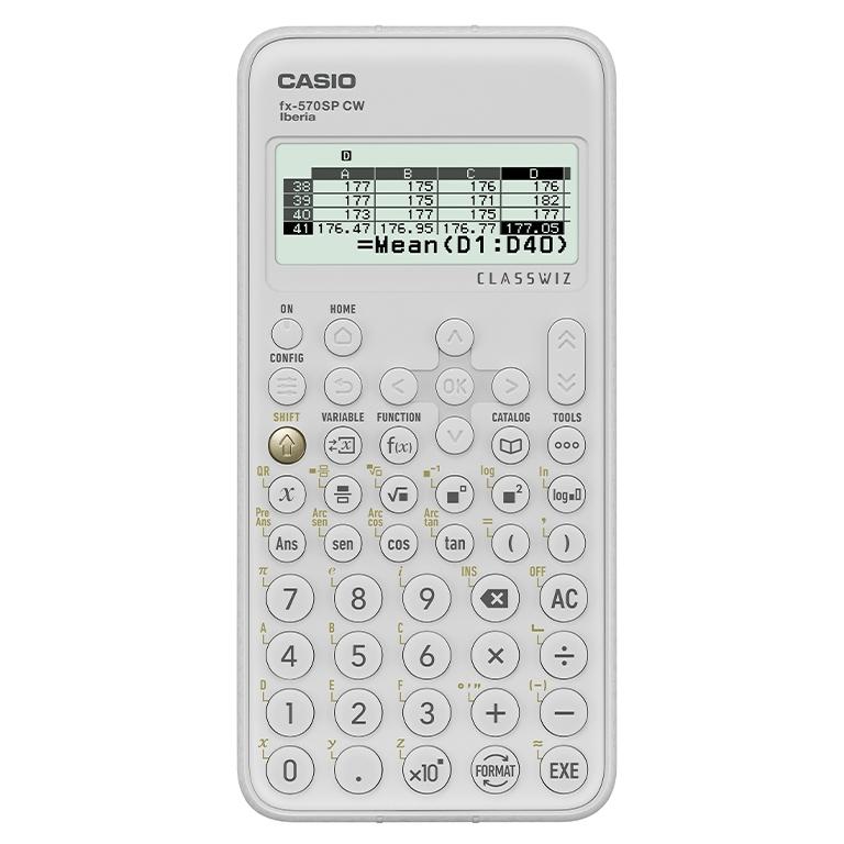 Casio FX-570SP CW Calculadora Científica 575 Funciones Blanco
