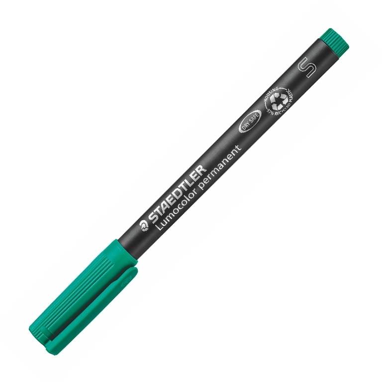 Staedtler Lumocolor S Rotulador Permanente Punta Redonda 0,4 mm Verde