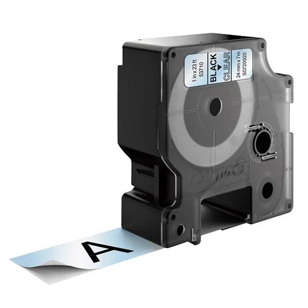 Dymo D1 Cinta Etiquetas 24mmx7m Negro/Transparente