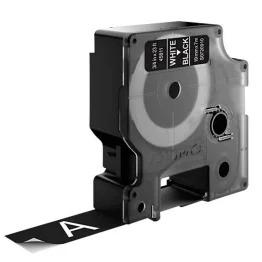 Dymo D1 Cinta Etiquetas 19mmx7m Blanco/Negro