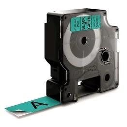 Dymo D1 Cinta Etiquetas 19mmx7m Negro/Verde